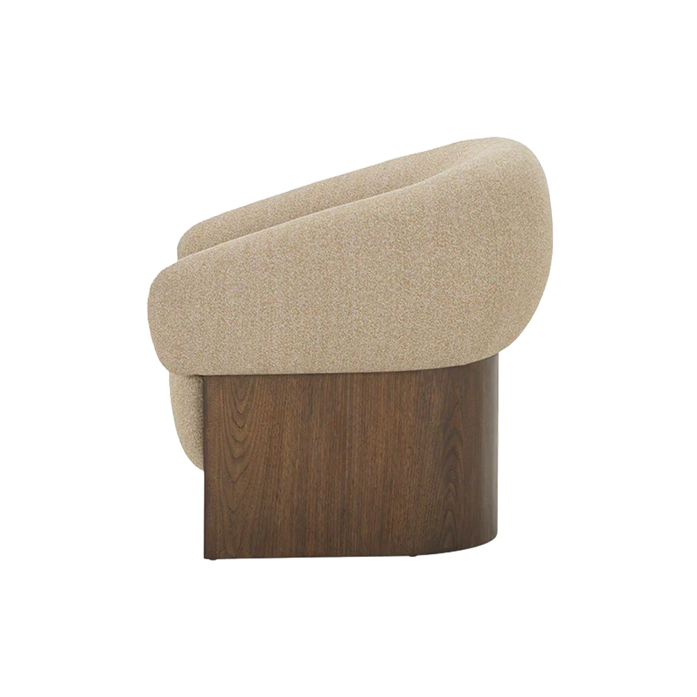 Orlo Tan Lounge Chair - Image 5