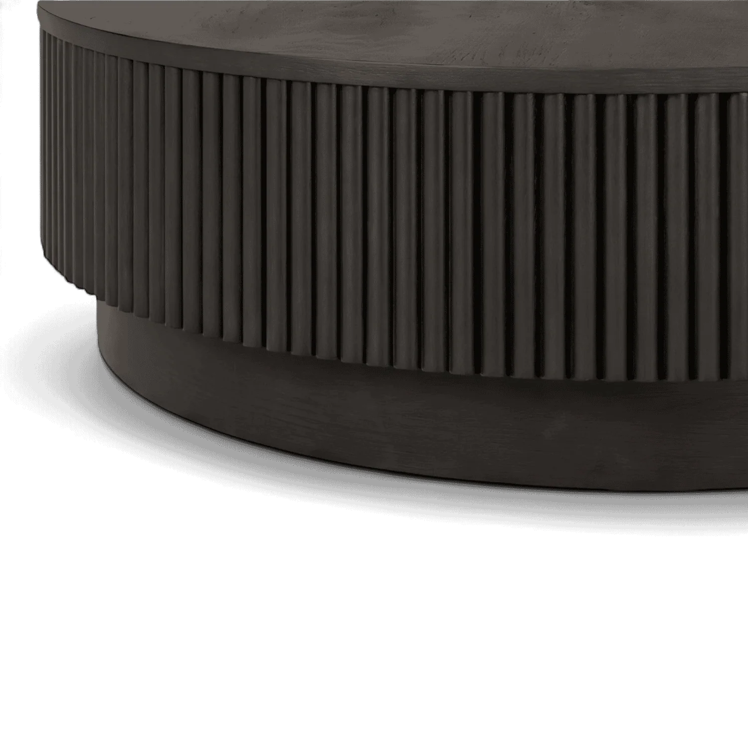 Oxford Coffee Table Black Wood - Image 3