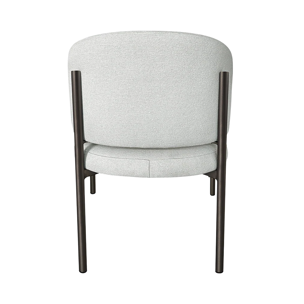 Oxford Outdoor Dining Chair Off White & Bronze Frame - Image 6