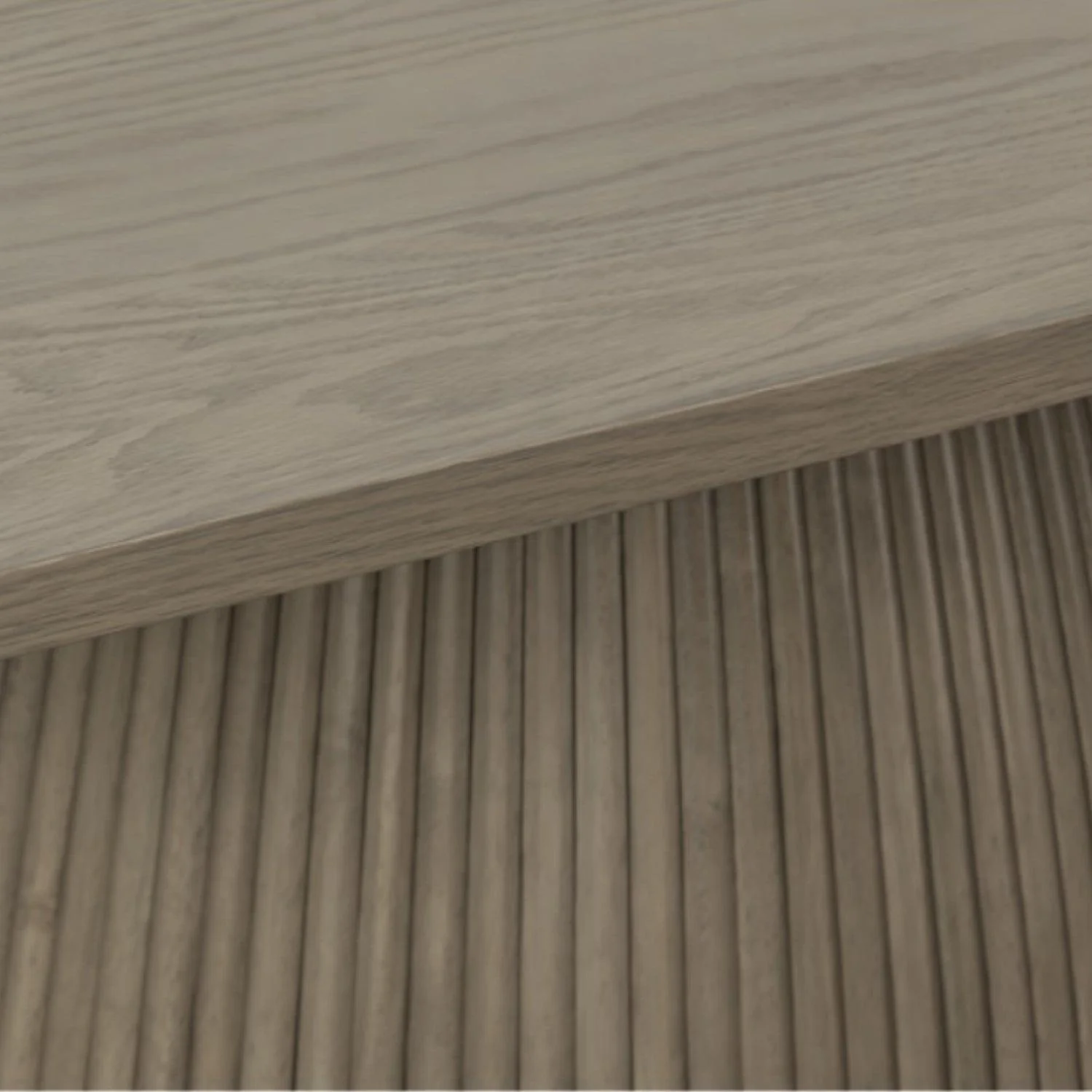 Oxford Rectangular Dining Table Greige Oak - Image 6