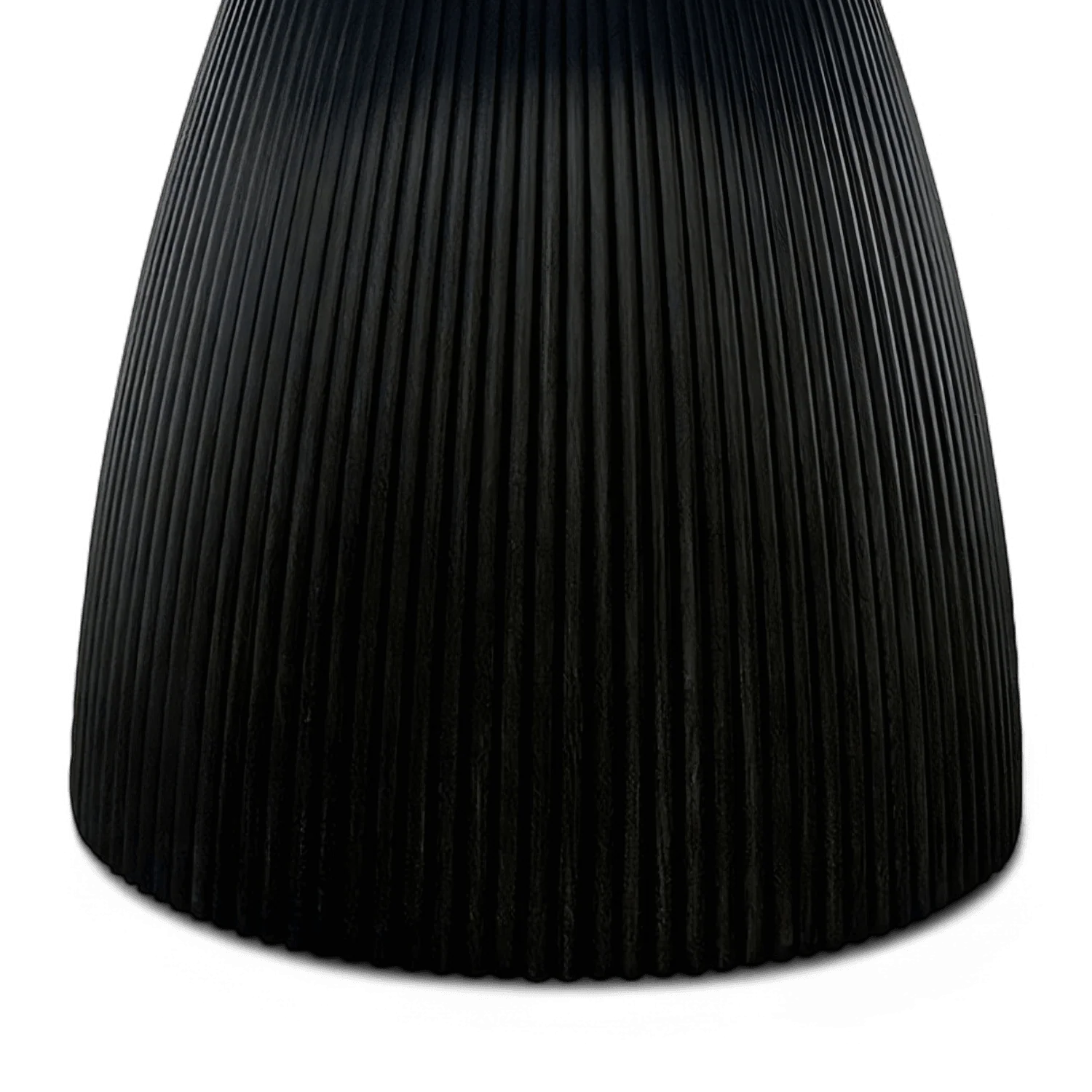 Oxford Round Dining Table Black Wood - Image 3