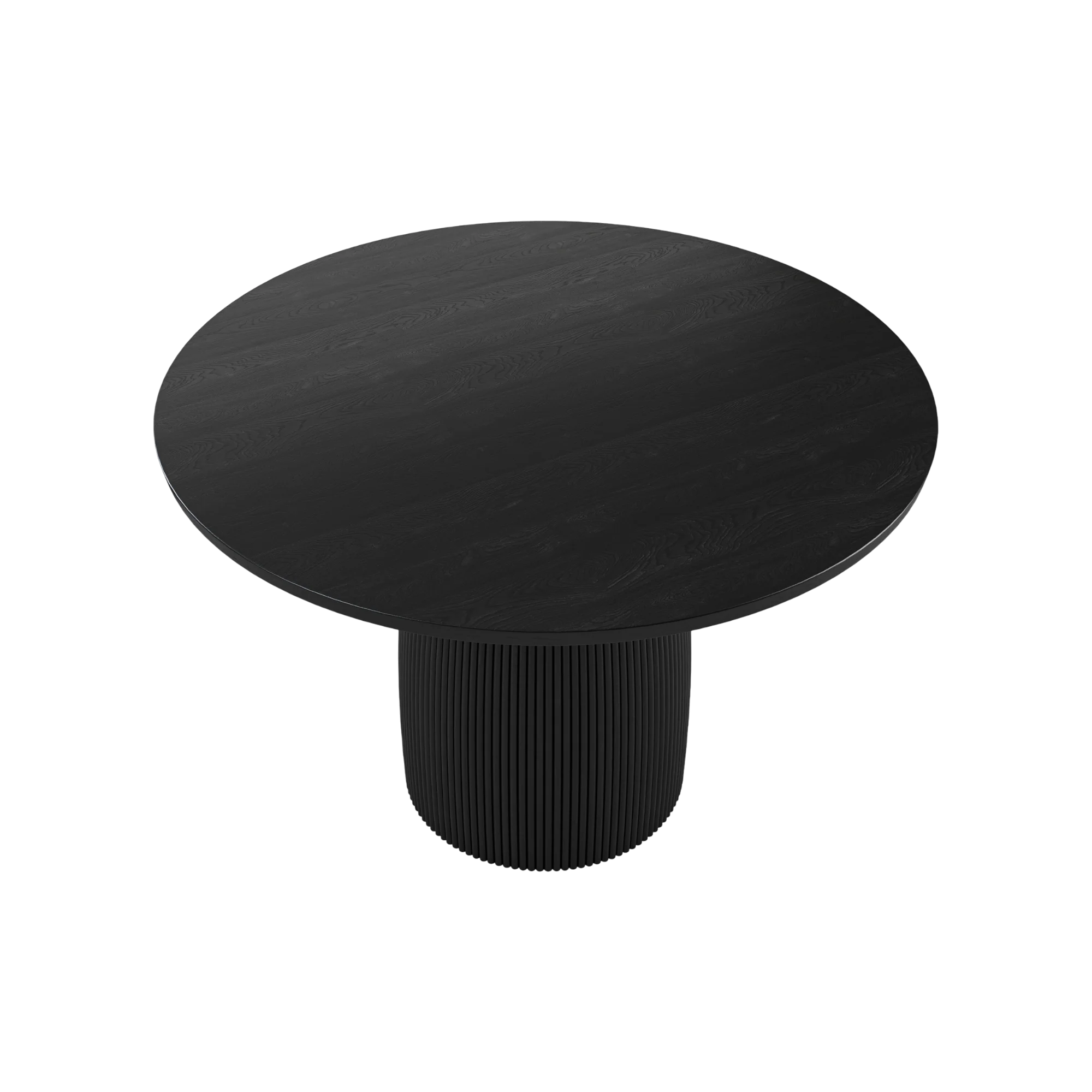 Oxford Round XS Dining Table Black Wood - Image 4