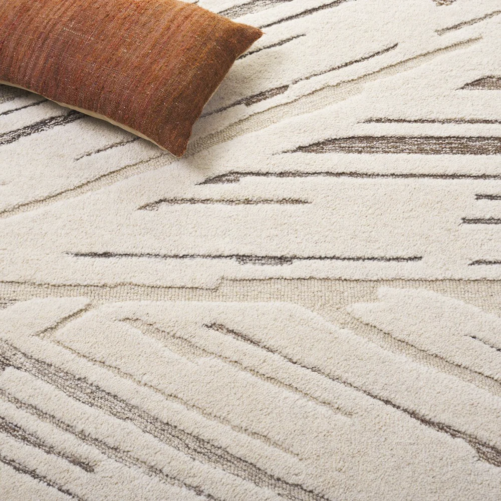 Pasha Beige & Brown Rug - Image 3