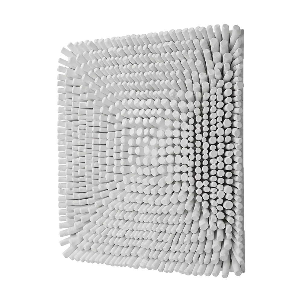 Pebble Relief Wall Panel White - Image 3