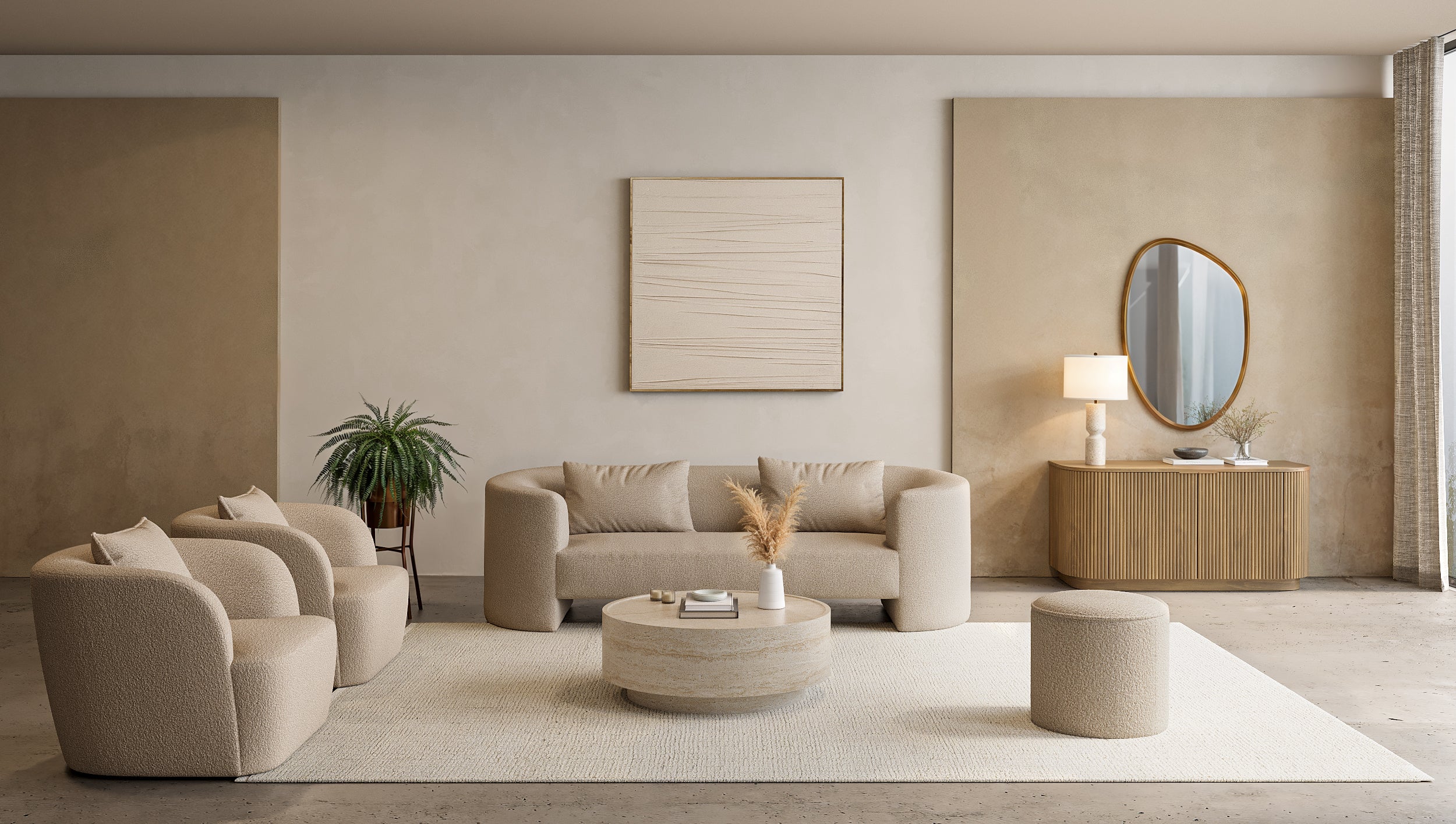 Pietra Coffee Table Travertine - Image 7