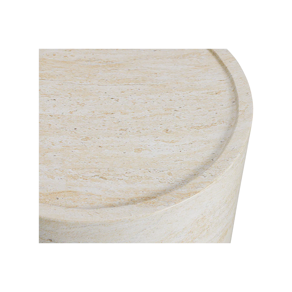 Pietra Side Table Travertine - Image 3
