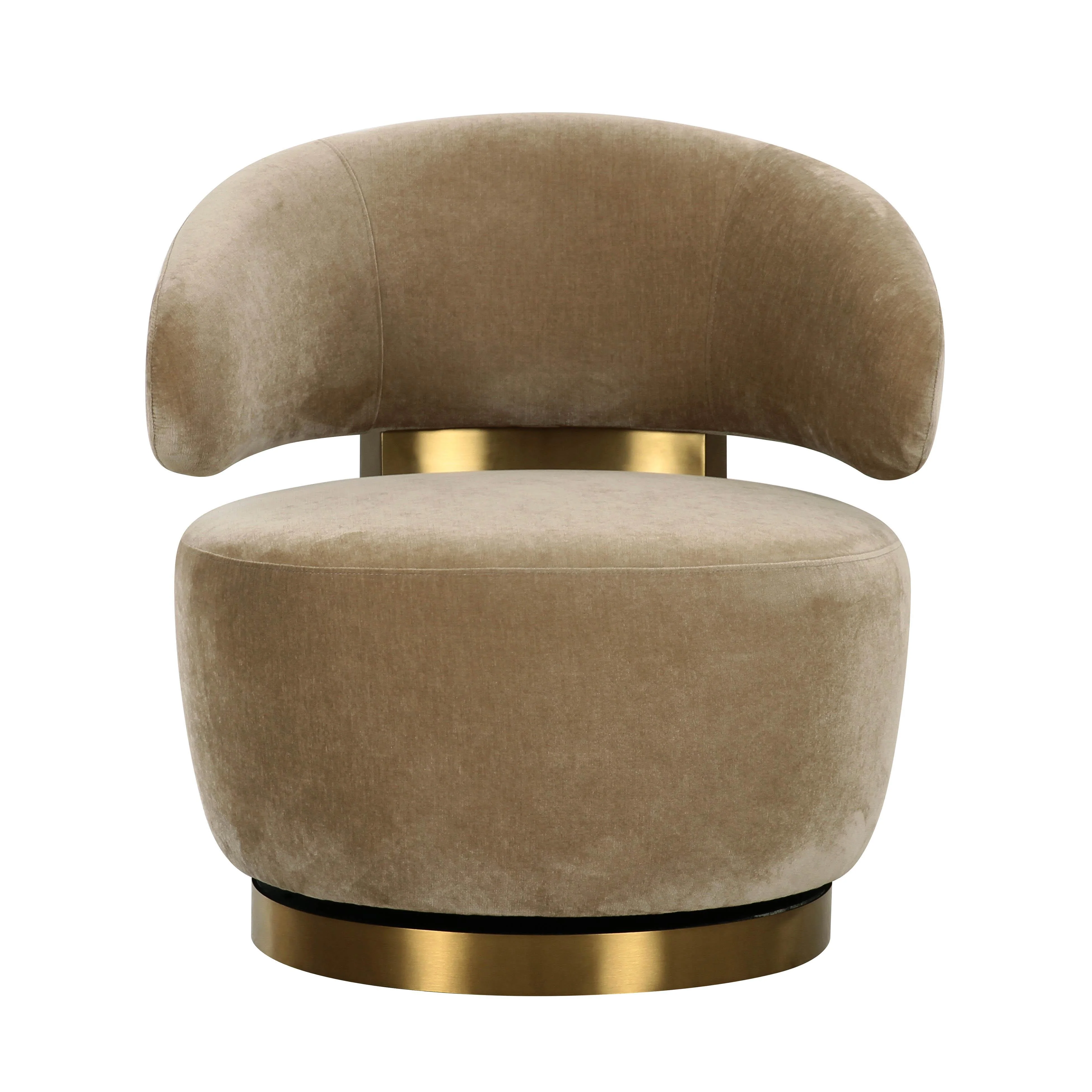 Polaris Fabric Swivel Chair - Image 3