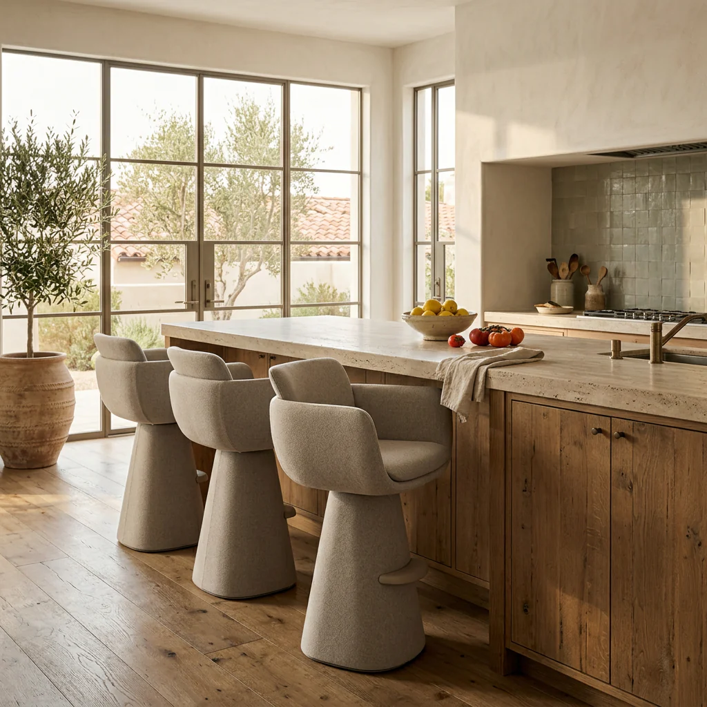 Rune Bar Stool Mocha - Image 2
