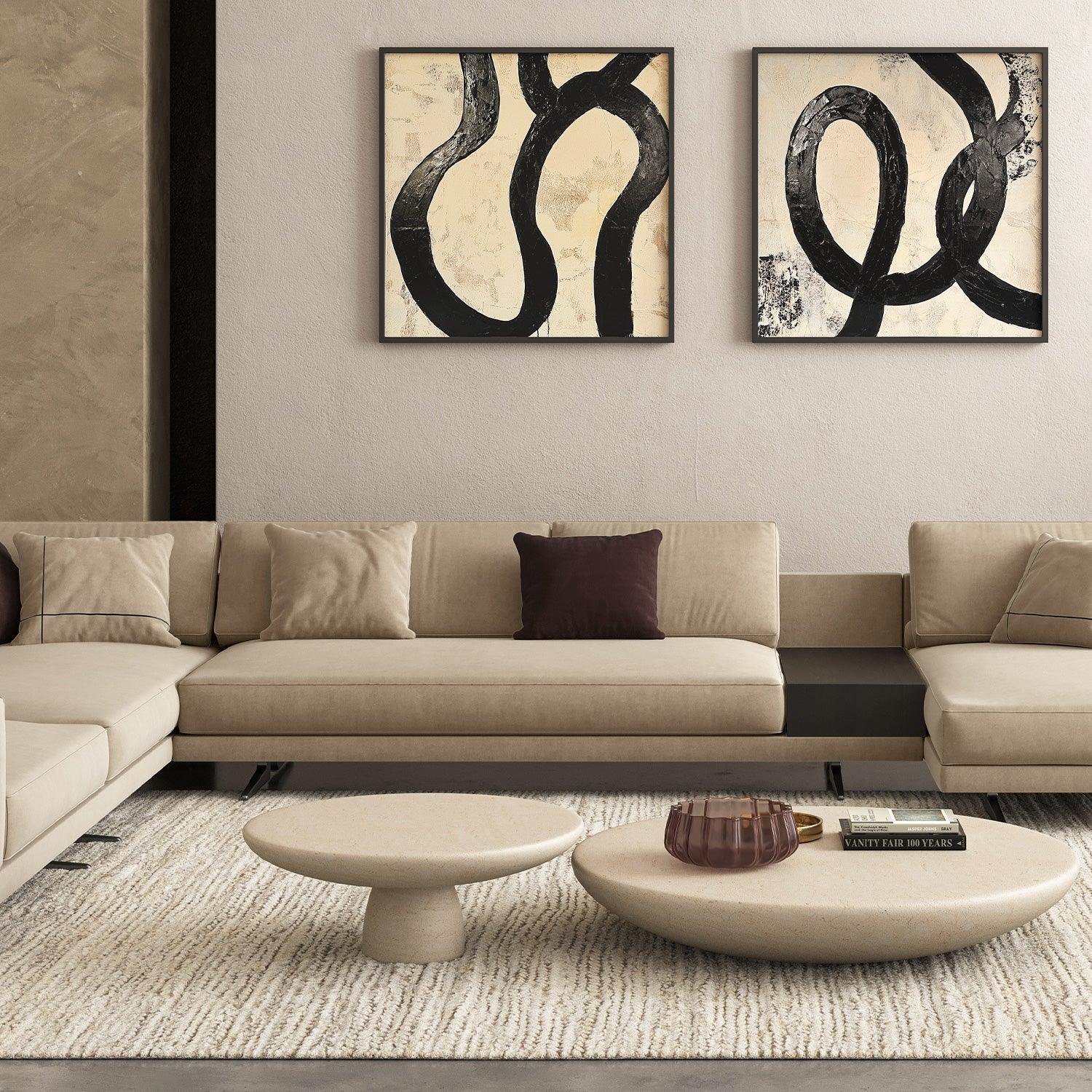 Rune Coffee Table Alabaster Medium - Image 2