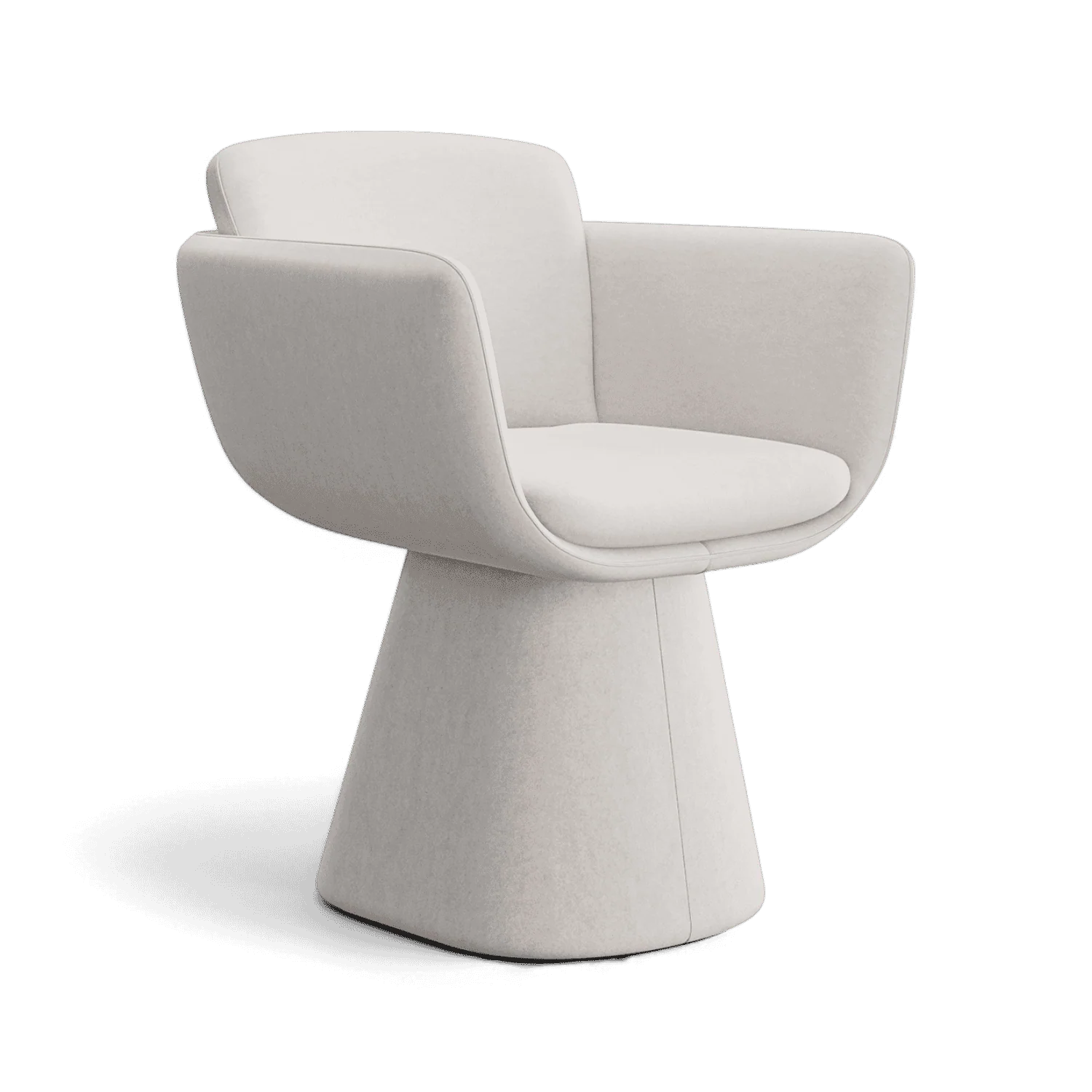 Rune Swivel Dining Chair Beige - Image 3