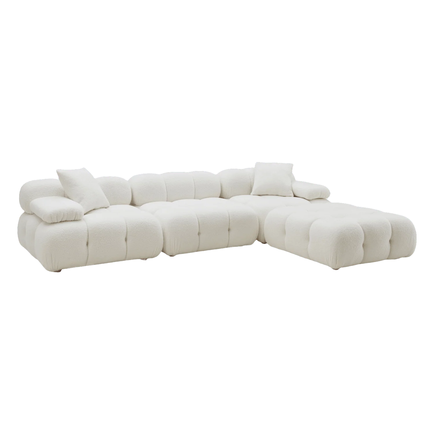 Solace Off White 4-piece Modular Sectional - Image 3