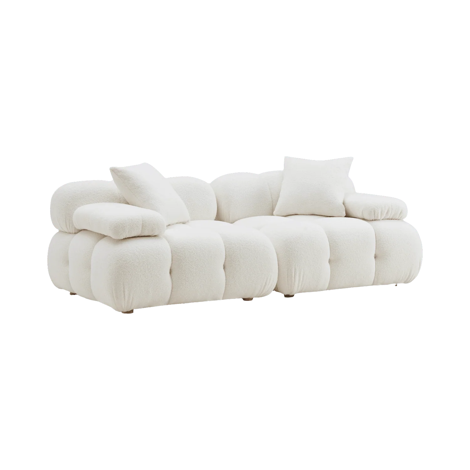Solace Off White Modular Loveseat - Image 3