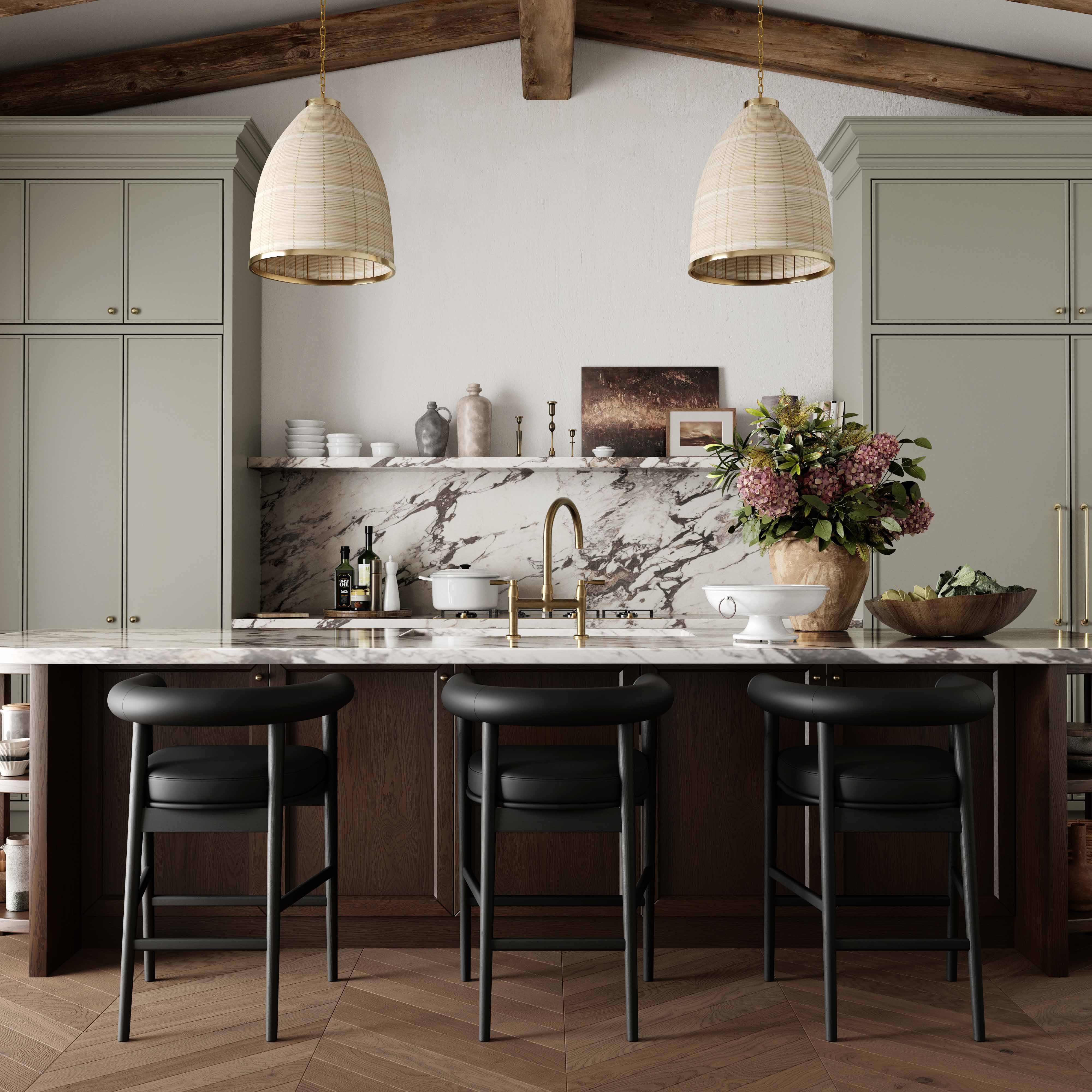 Sorrento Black Counter Stool - Image 2
