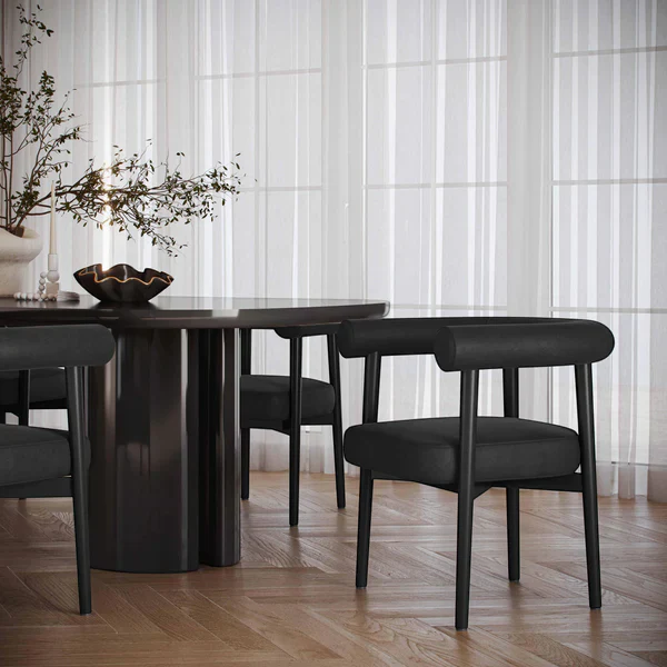 Sorrento Black Dining Chair - Image 2