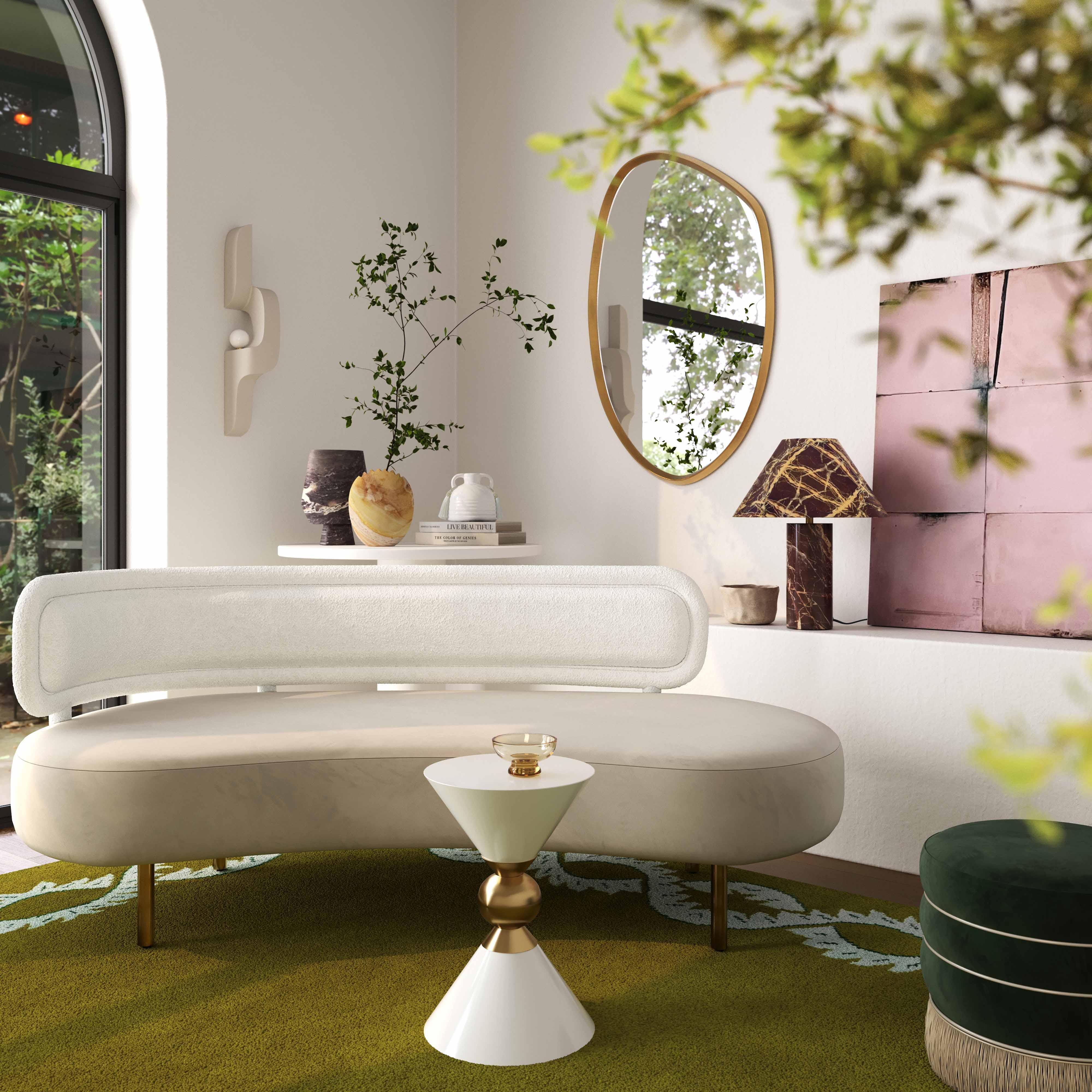 Thyme Gold Wall Mirror - Image 2