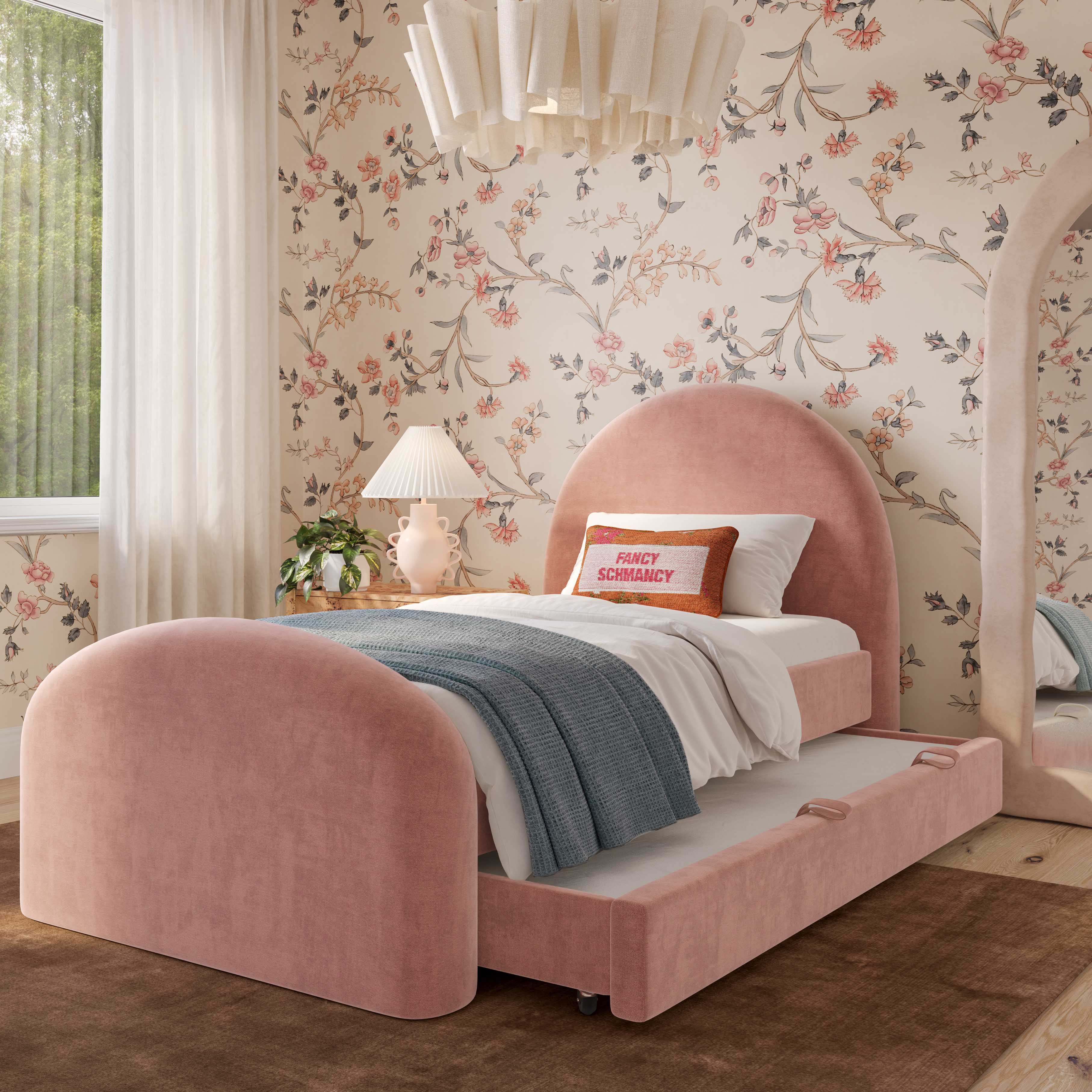 Valeria Rose Upcycled Chenille Twin Bed - Image 2
