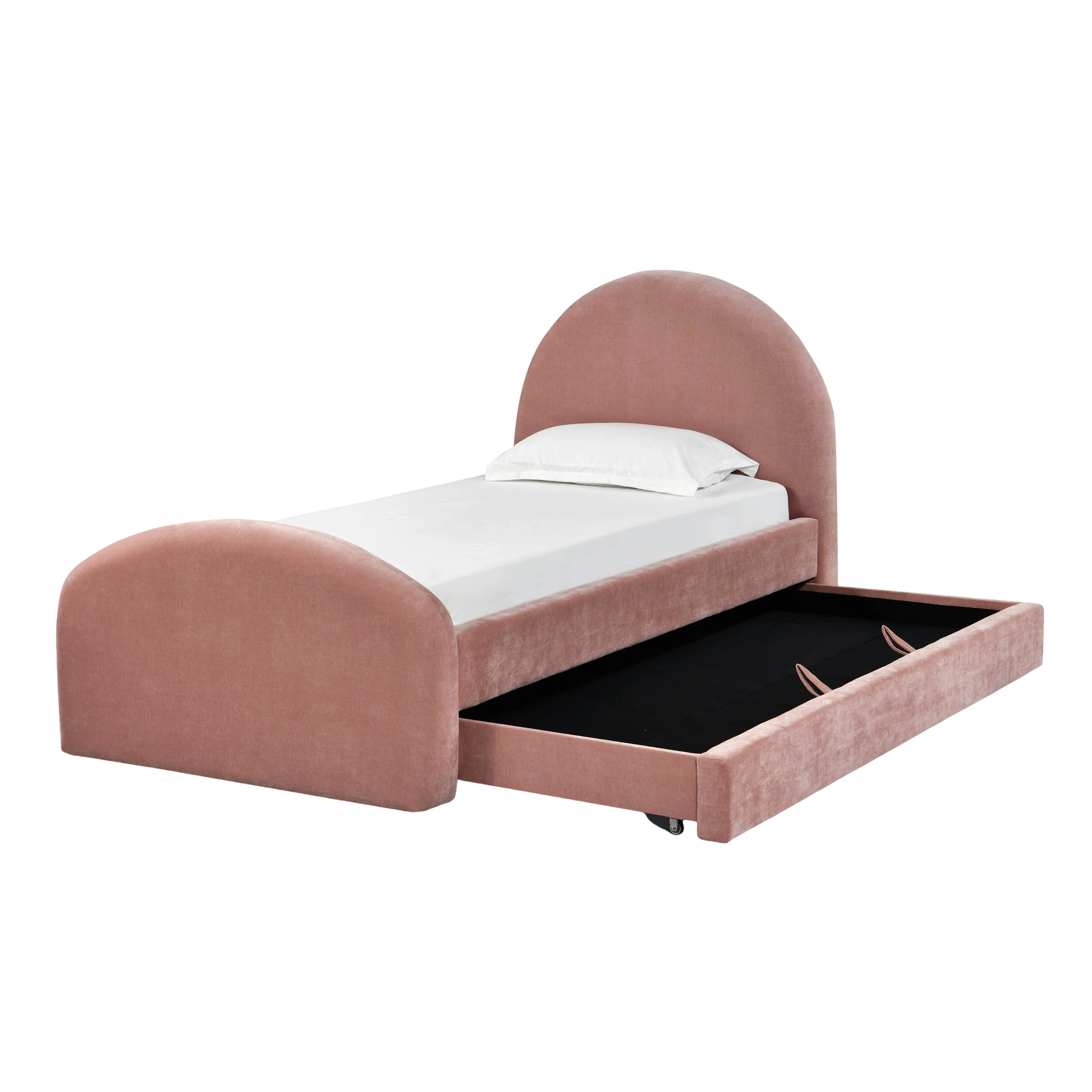 Valeria Rose Upcycled Chenille Twin Bed - Image 4