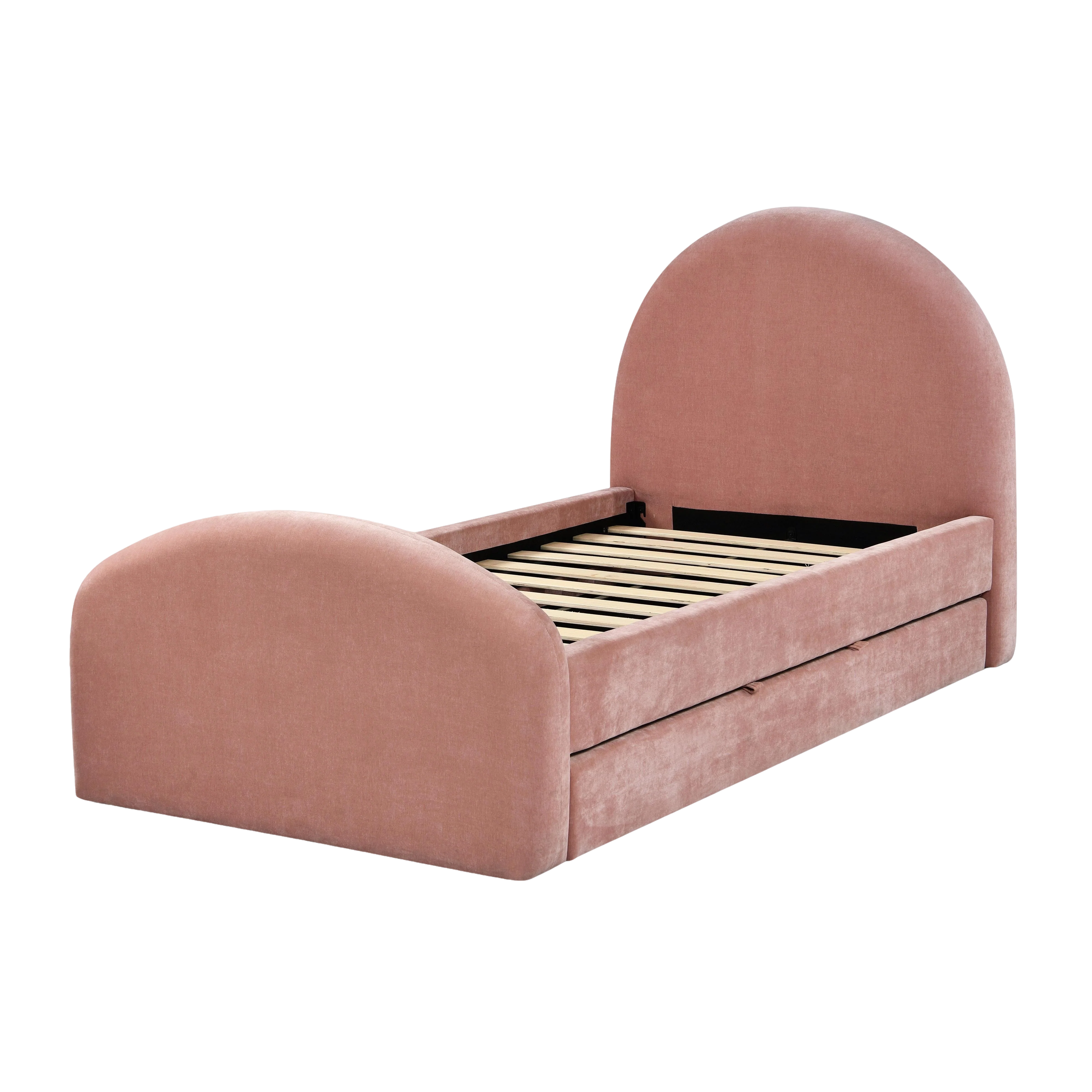 Valeria Rose Upcycled Chenille Twin Bed - Image 5