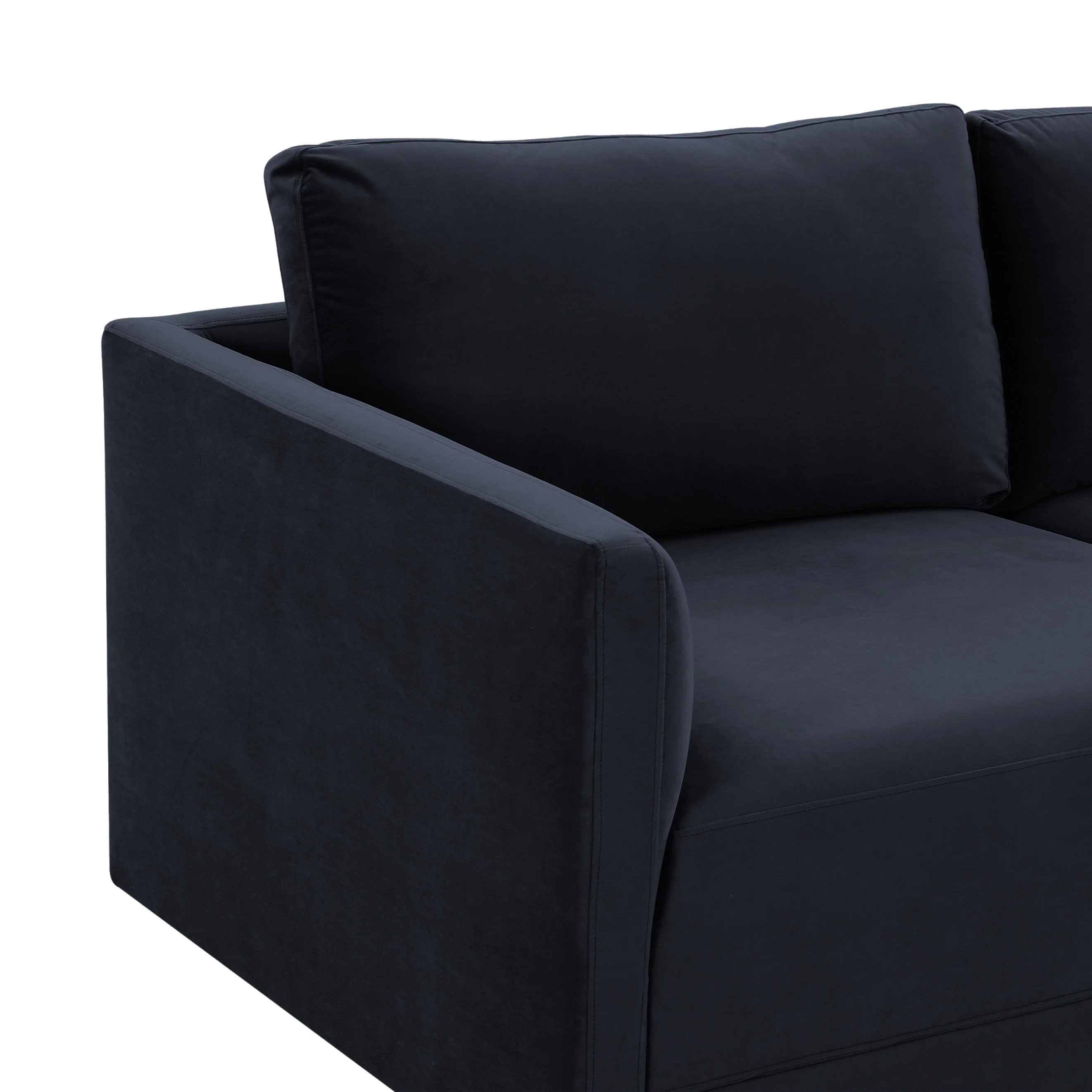 Valerio Velvet Modular Sofa Navy - Image 4