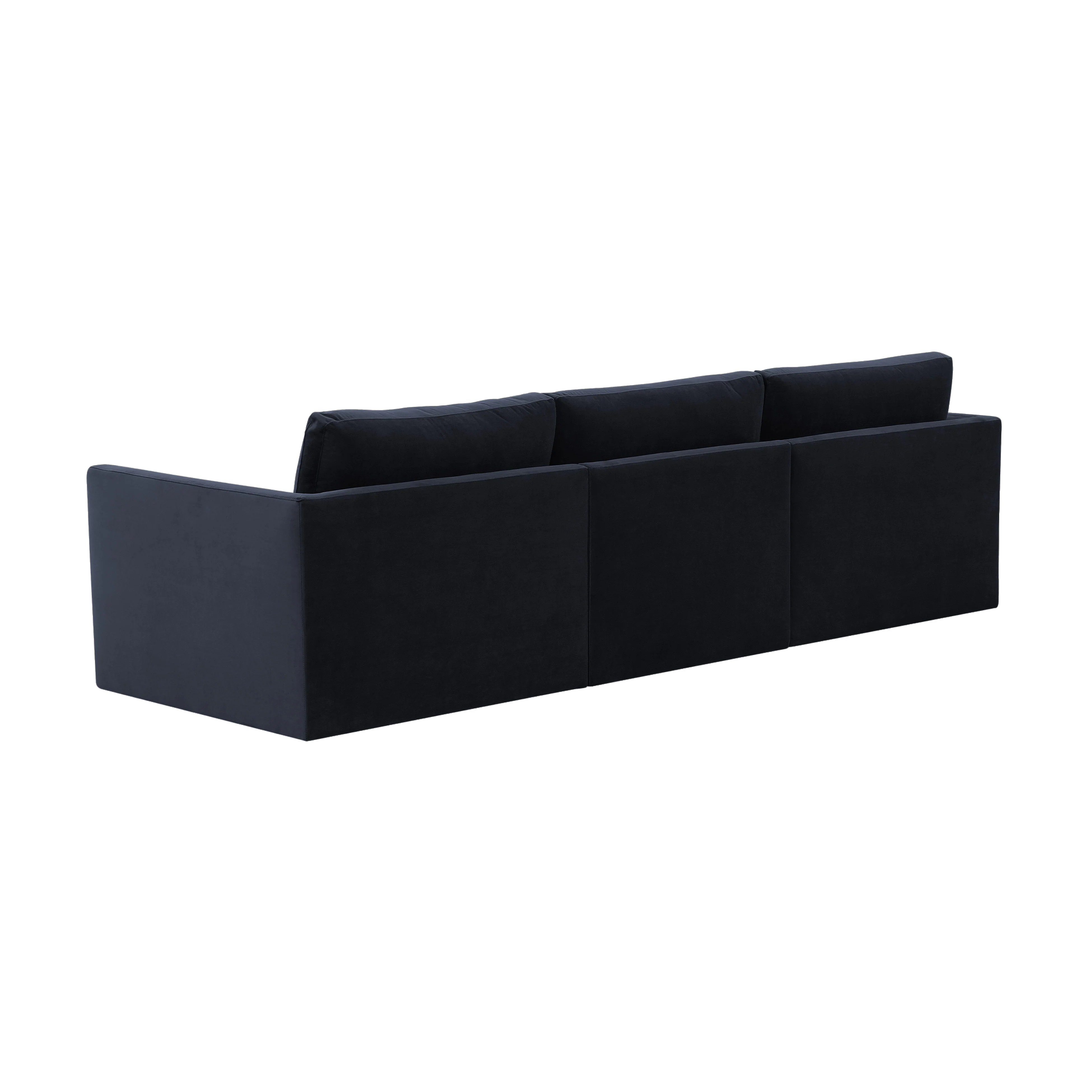 Valerio Velvet Modular Sofa Navy - Image 5