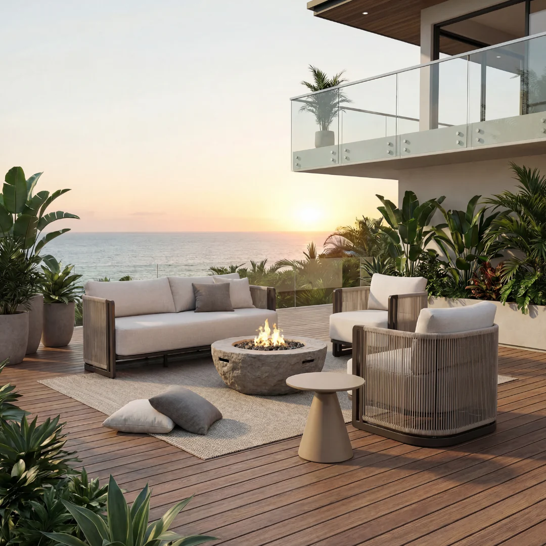Vita Outdoor 3 Seater Sofa - Image 2