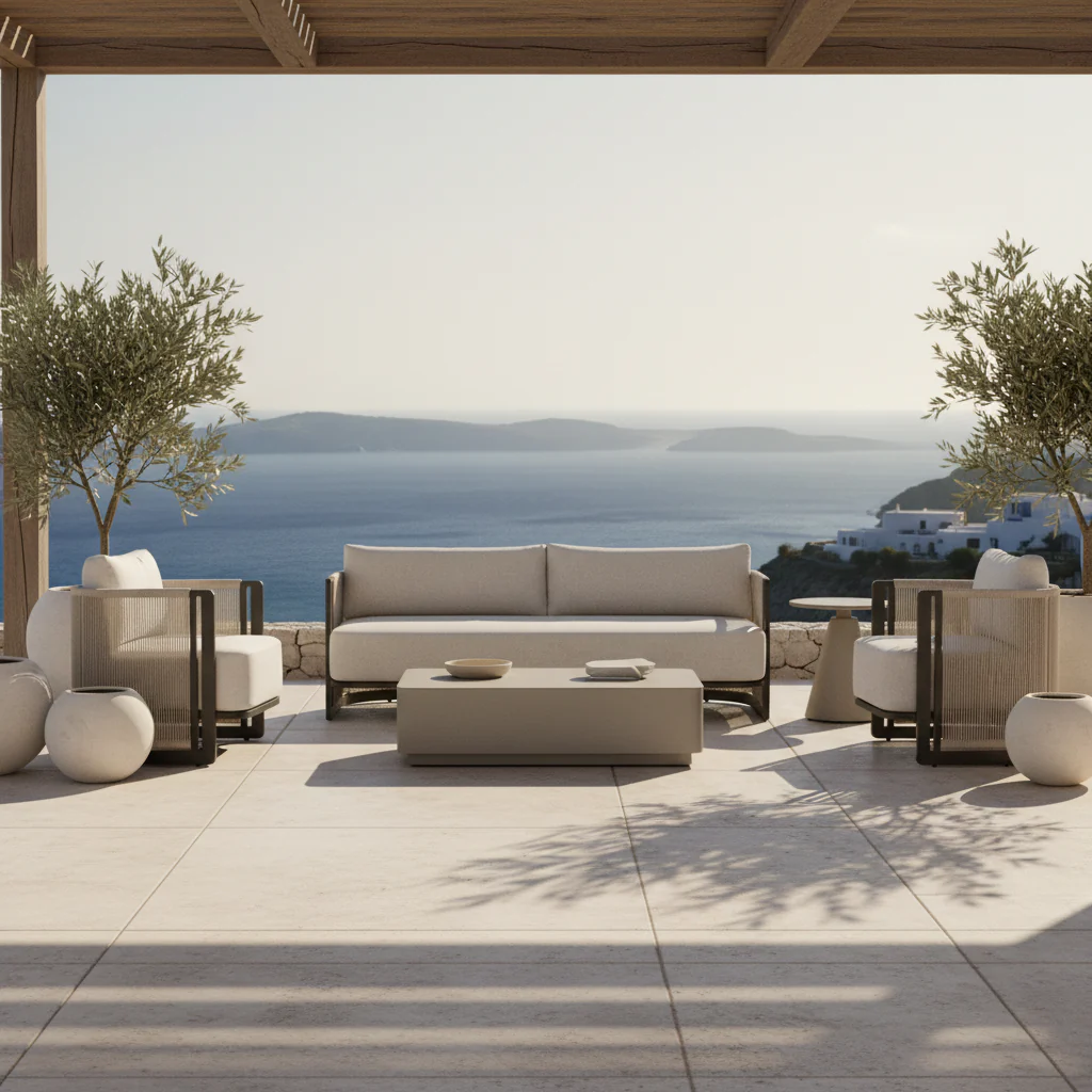 Vita Outdoor 3 Seater Sofa - Image 8
