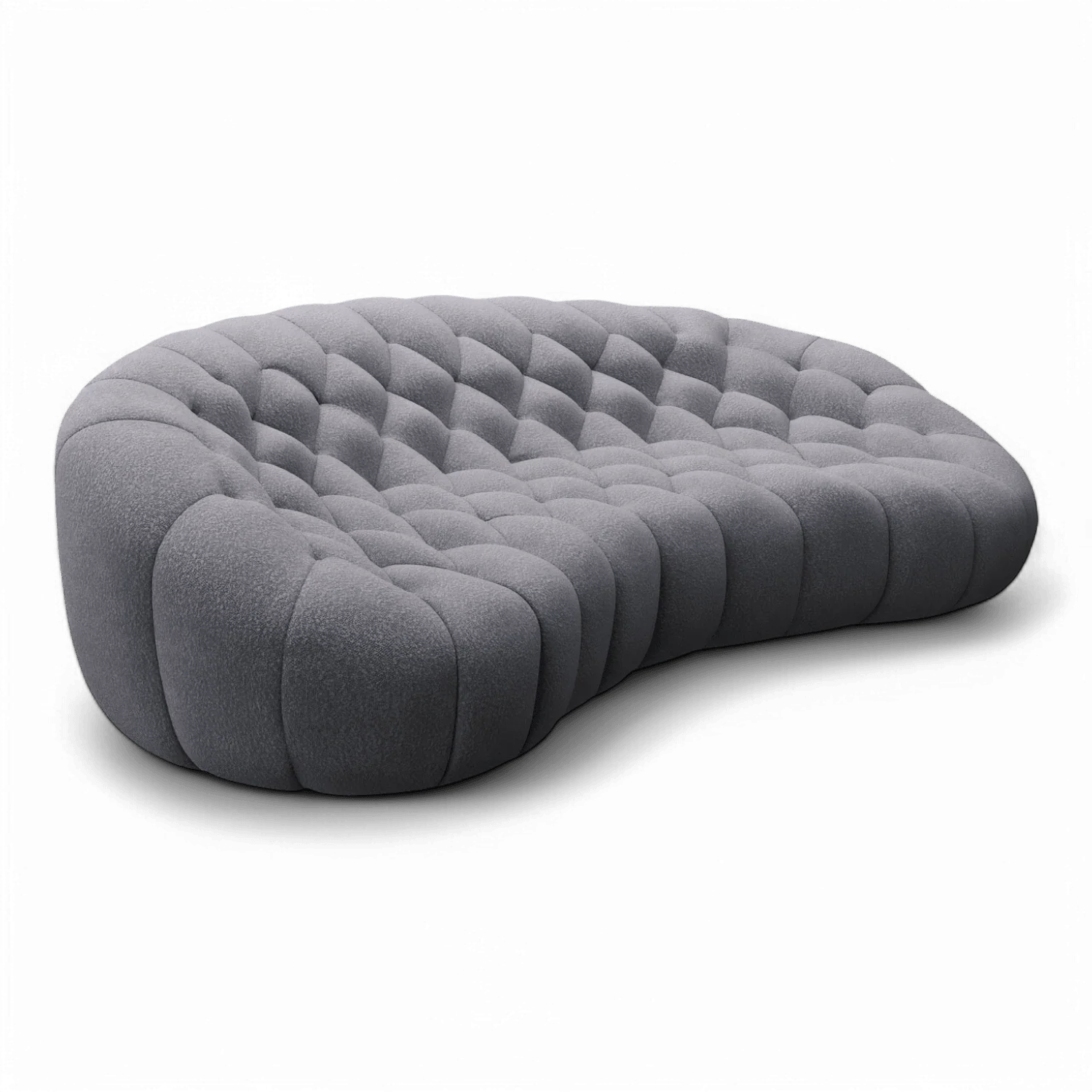 Warby 3 Seater Sofa Grey - Image 3