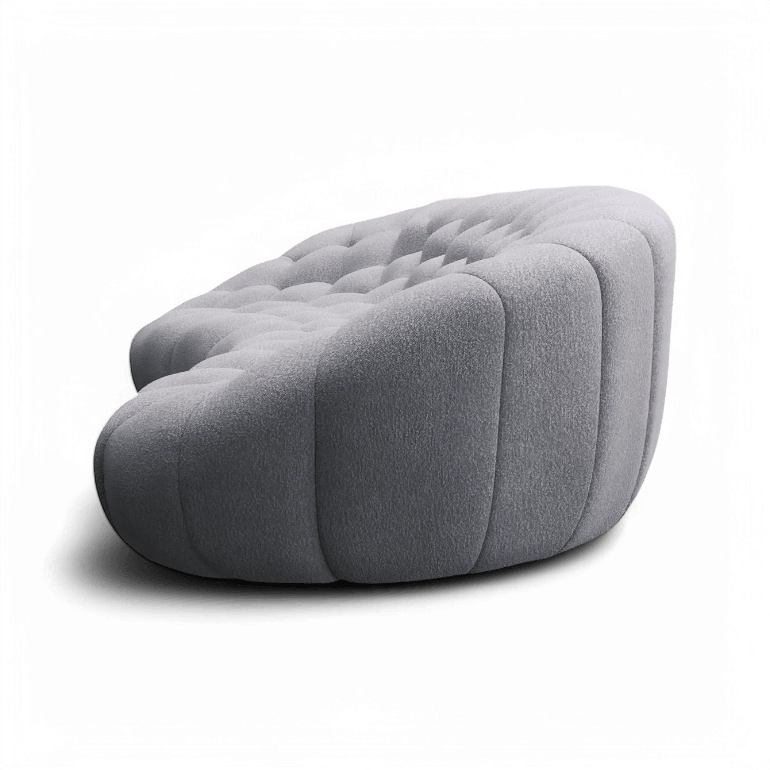 Warby 3 Seater Sofa Grey - Image 4