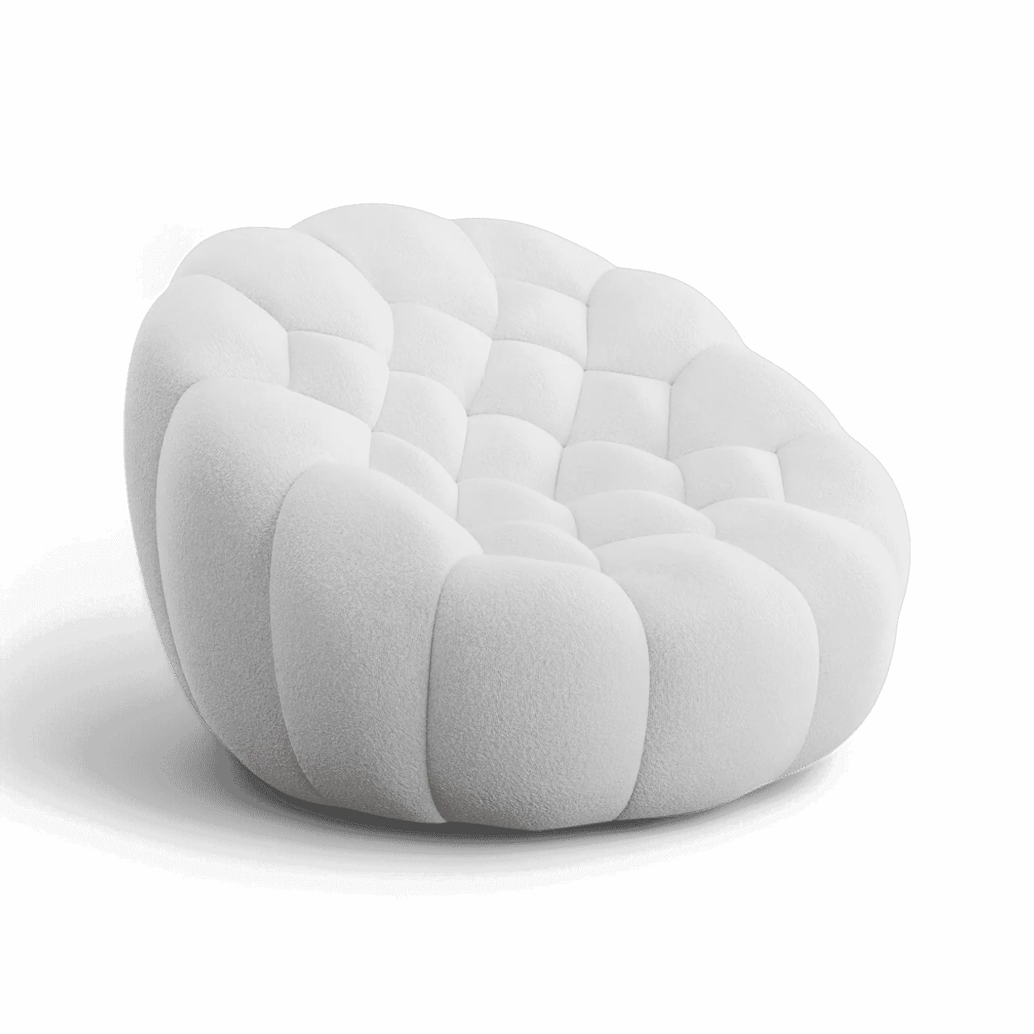 Warby Lounge Chair White - Image 4