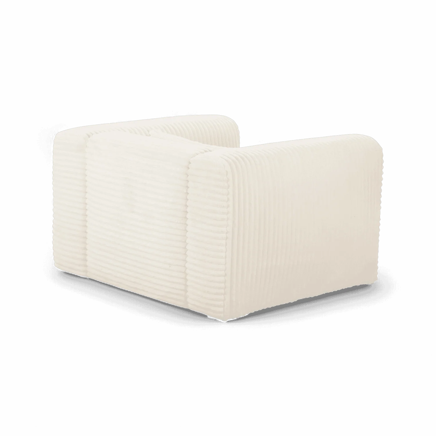 Whisper Beige Corduroy Armchair - Image 4