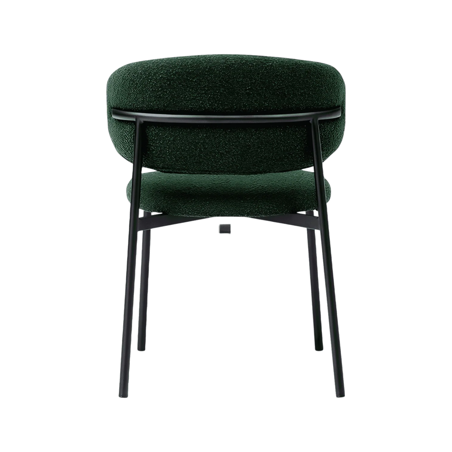 Zoya Dining Chair Green Boucle - Image 6
